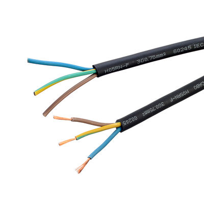 KC Certificated 3g1.5mm2 3g2.5mm2 Flexible Rubber Insulation Cable H07rn-f Copper Wire for Water Proof Electric Wiring