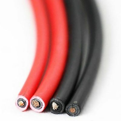 Solar Cable 4 Sq mm DC Black Red PV Cable for Solar Panel to Battery TUV Approved and More than 25 Years Service Life