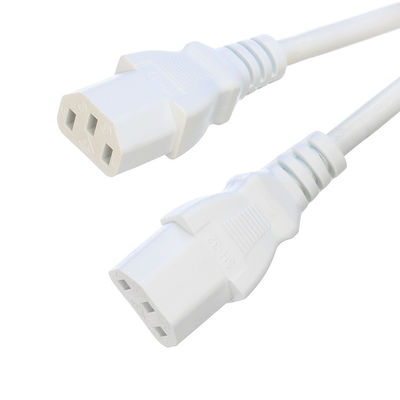 Certified SNI 2 Pin With Earth Contact Schuko Plug to 2XC13 Female Y Type Splitter Power Cord SNI Extension Cord 250V/16A