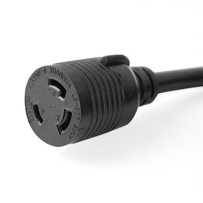 30Amp 7500 Watts 25FT L6-30P to L6-30R Heavy Duty Generator Power Cord SJTW 10AWG 3 Prong Conductor Bared Stranded Cooper