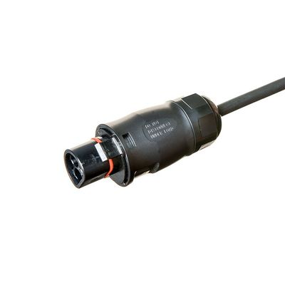 DIN VDE 0620/EN 50075 1990 Certified Male Connector Plug and Solar Photovoltaic Cable H07rn-f 3g2.5 for Balcony Solar System