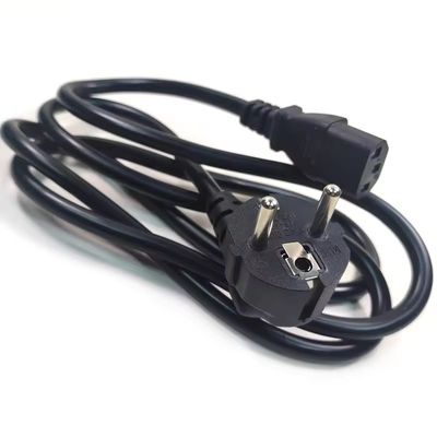 VDE сертифицированный стандарт ЕС Cee7/7 Euro Power Cord 1.5mm с C13 Подходит для прочного компьютера