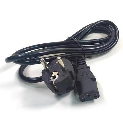 VDE сертифицированный стандарт ЕС Cee7/7 Euro Power Cord 1.5mm с C13 Подходит для прочного компьютера