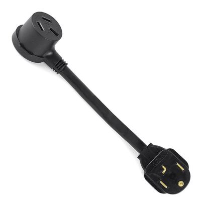 Устойчивый NEMA 10-50P до 14-30R 3 кнопки до 4 кнопки 50Amp до 30Amp 120V / 240V сварщик сушилка RV расширение электропровод для RV кемпера генератор