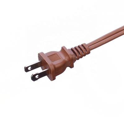 ETL 3 выходной коричневый многоразовый выходной SPT-2 14 Gauge 6FT 12FT 2 Prong Extension Cord Power Strip с крышкой предохранителя