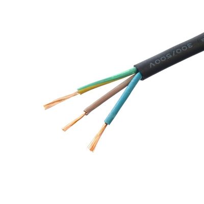 LOW VOLTAGE Copper Rubber Insulated H05rr f 3x1 5 Mm2 Wire Cable for KC Certificated Outdoor Electrical Power Cable Wire