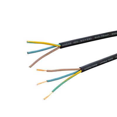 Низкое напряжение KC/ VDE сертифицированный H05rr f 3x0. 75 мм кв. Гибкий резиновый проволока сварка кабель огнеупорный кабель безопасности