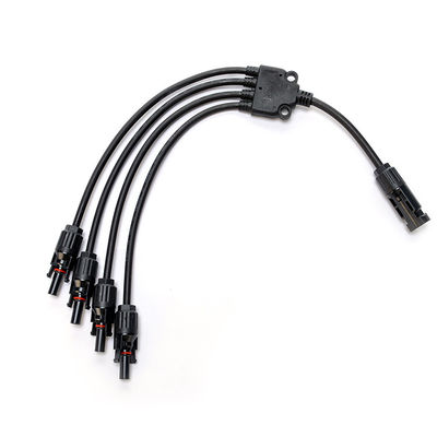XLPO Изоляция 10awg 6mm 1 до 4 Y Тип H1z2z2-k Солнечный панель расширения кабеля 12awg для устойчивых солнечных решений