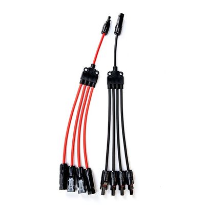XLPO Изоляция 10awg 6mm 1 до 4 Y Тип H1z2z2-k Солнечный панель расширения кабеля 12awg для устойчивых солнечных решений