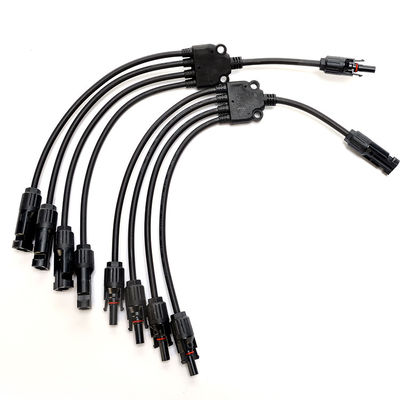 XLPO Изоляция 10awg 6mm 1 до 4 Y Тип H1z2z2-k Солнечный панель расширения кабеля 12awg для устойчивых солнечных решений