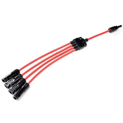 XLPO Изоляция 10awg 6mm 1 до 4 Y Тип H1z2z2-k Солнечный панель расширения кабеля 12awg для устойчивых солнечных решений