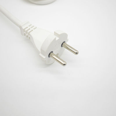 European Two Core Standard Plug Extension Cord Reel for Home Outdoors Male End Type NEMA Long-lasting