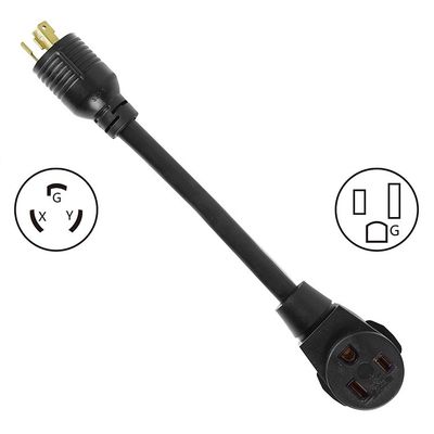 STW 10-AWG 3-прикольный женский RV расширительный кабель Nema L6-30p до 6-50r Socket Welder Adapter Heavy Duty Cable 3X8/10/12/14/16AWG