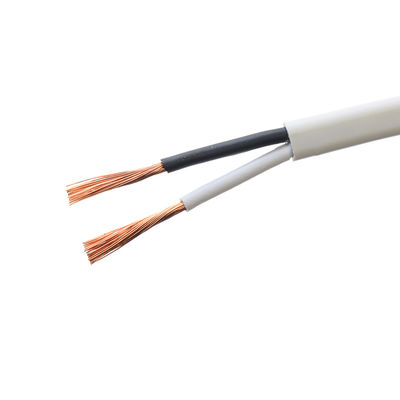 Copper Conductor PVC Insulation Wire 2 Core Flat 100M Flexible Power Cable