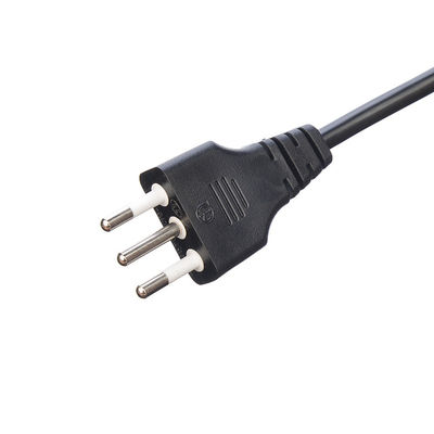 CE IMQ 3 Pin Pure Copper 1m 1.2m 1.5m 1.8m 3m Italy Iec 320 Euro C13 16A Plug Power Cable for Laptop 1 Outlets