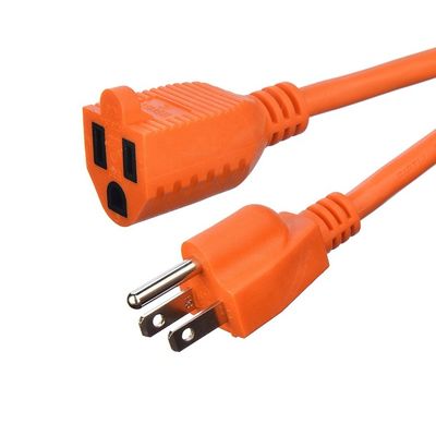 ETL сертифицированный NEMA 5-15P до NEMA 5-15R SJW SJTW 12/3 10/12/14 Gauge Outdoor Power Extension Cord Female End Type NEMA