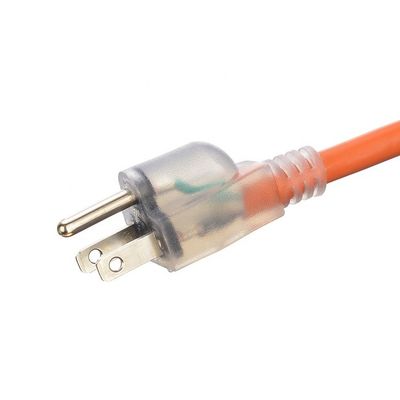 50 футов 3X12AWG SJTW Heavy Duty Yellow 3 Prong Extension Cable 15 AMP Внешний электропровод для садов и основных приборов
