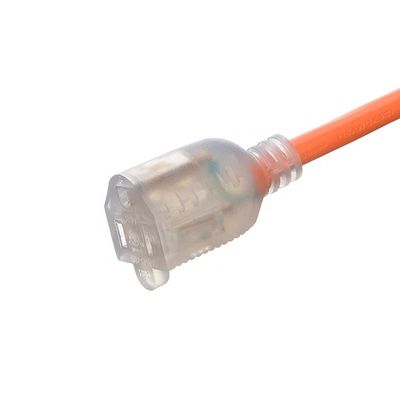 50 футов 3X12AWG SJTW Heavy Duty Yellow 3 Prong Extension Cable 15 AMP Внешний электропровод для садов и основных приборов