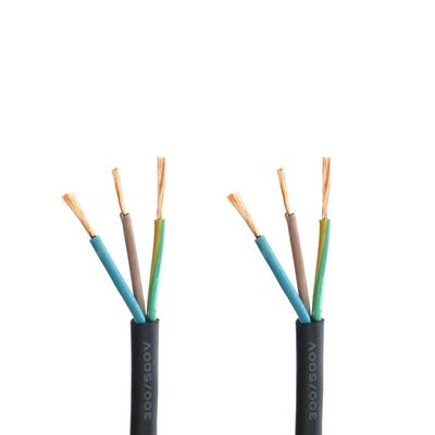 Гибкая резиновая куртка Электрический провод для дома проводки H05rn f 3g 0.5mm2 1mm2 1.5mm2 в нескольких размерах