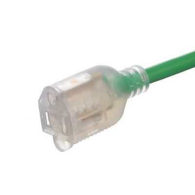 3X8/10/12/14/16AWG Нормированное напряжение 125V NEMA Женщина Light End ETL Сертифицированный американский 3-ядерный расширительный шнур Внешний медный электрокабель