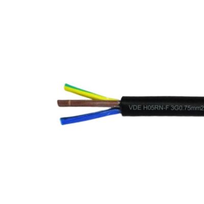 VDE Standards H05rn f 3g1 0mm2 Multi Core Copper Rubber Insulated Cable with Rubber Insulation Control Cable