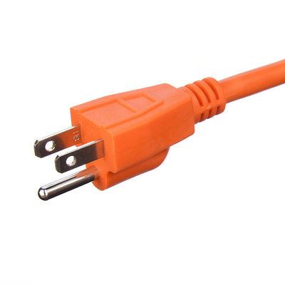 100FT ETL SJTW 14/3 Electrical Orange Extension Cord Single Plug NEMA 5-15P до NEMA 5-15R с индивидуальной длиной