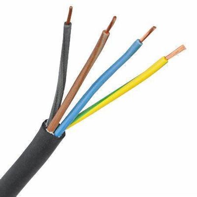 Многоядерный каучуковый кабель H05rn f 3g 0,75 мм2 3 ядра для тяжелых и долговечных электрических соединений