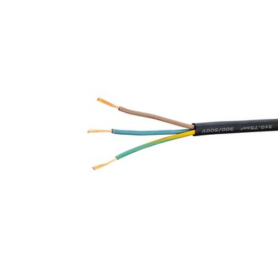Сертификат VDE H05rnf 3x1 5 Медный каучуковый кабель 100 м роллы Гибкий электрический провод для промышленных установок