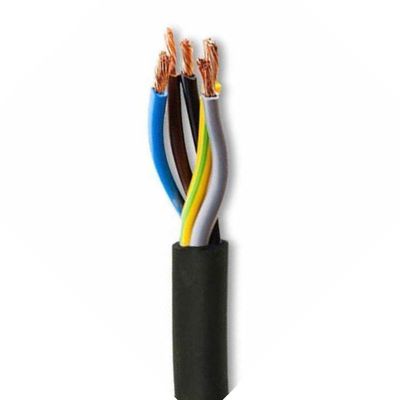 450/750V номинальное напряжение Медный проводник H07rn Огнестойкость и теплостойкость Функция провода для низкого напряжения