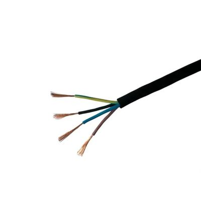 450/750V номинальное напряжение Медный проводник H07rn Огнестойкость и теплостойкость Функция провода для низкого напряжения